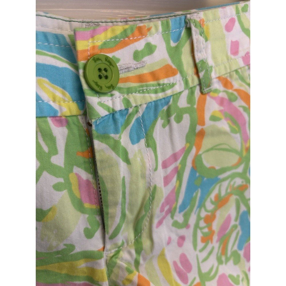 Lilly Pulitzer Women's The Buttercup Shorts Scalloped Edge‎ 100% Cotton Size 0 - Picture 4 of 8